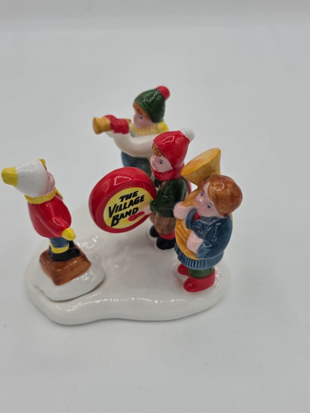 Dept 56 Snow Village The Village Band Children #51047 Vintage 1987 Figurine Box